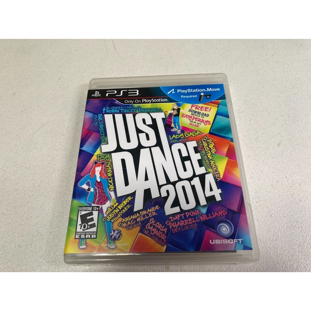 Just Dance 2014 Sony PlayStation 3 2013 PS3 Complete Tested PS Move Required
